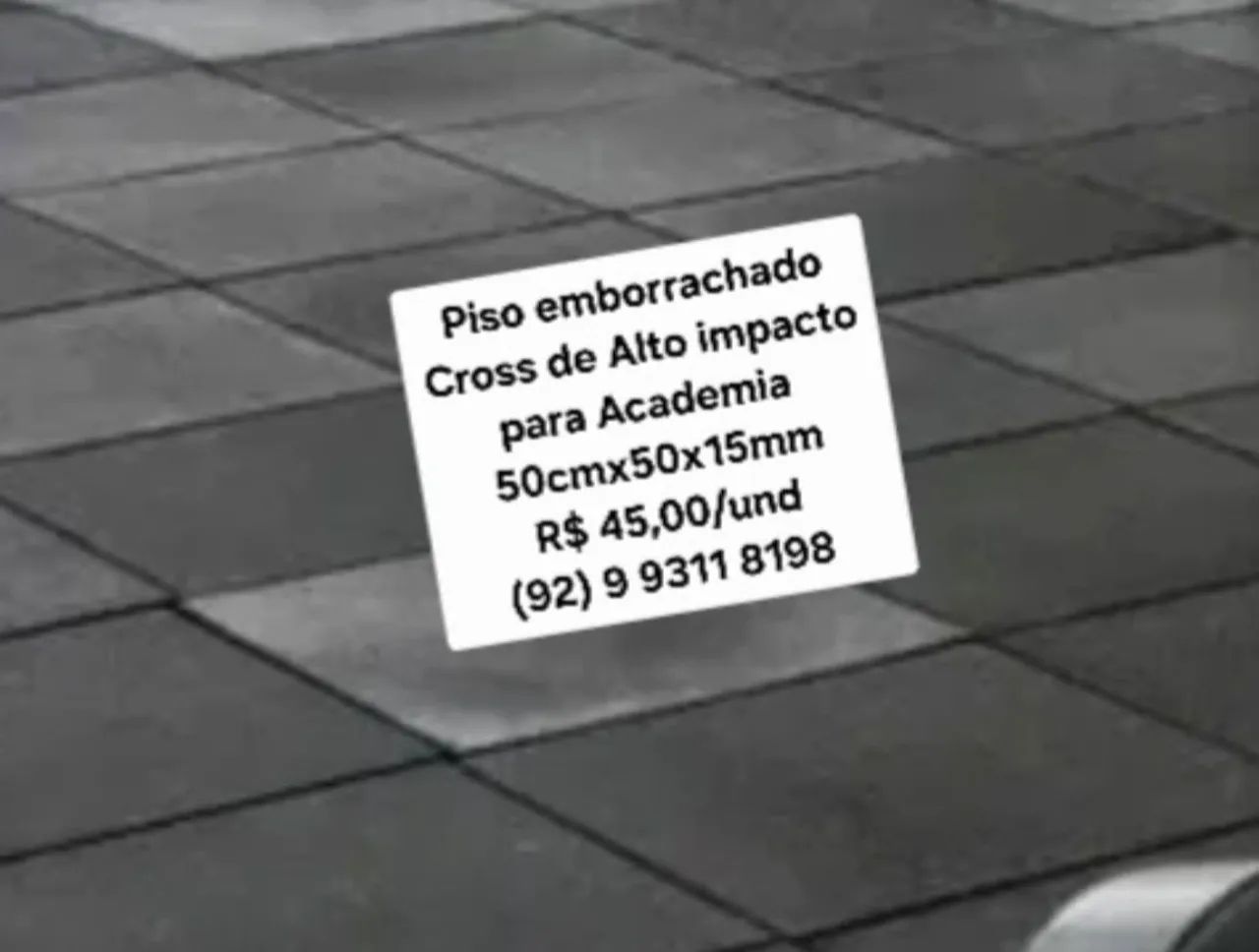 Piso emborrachado para academia,  play grounds e outros - Foto 4