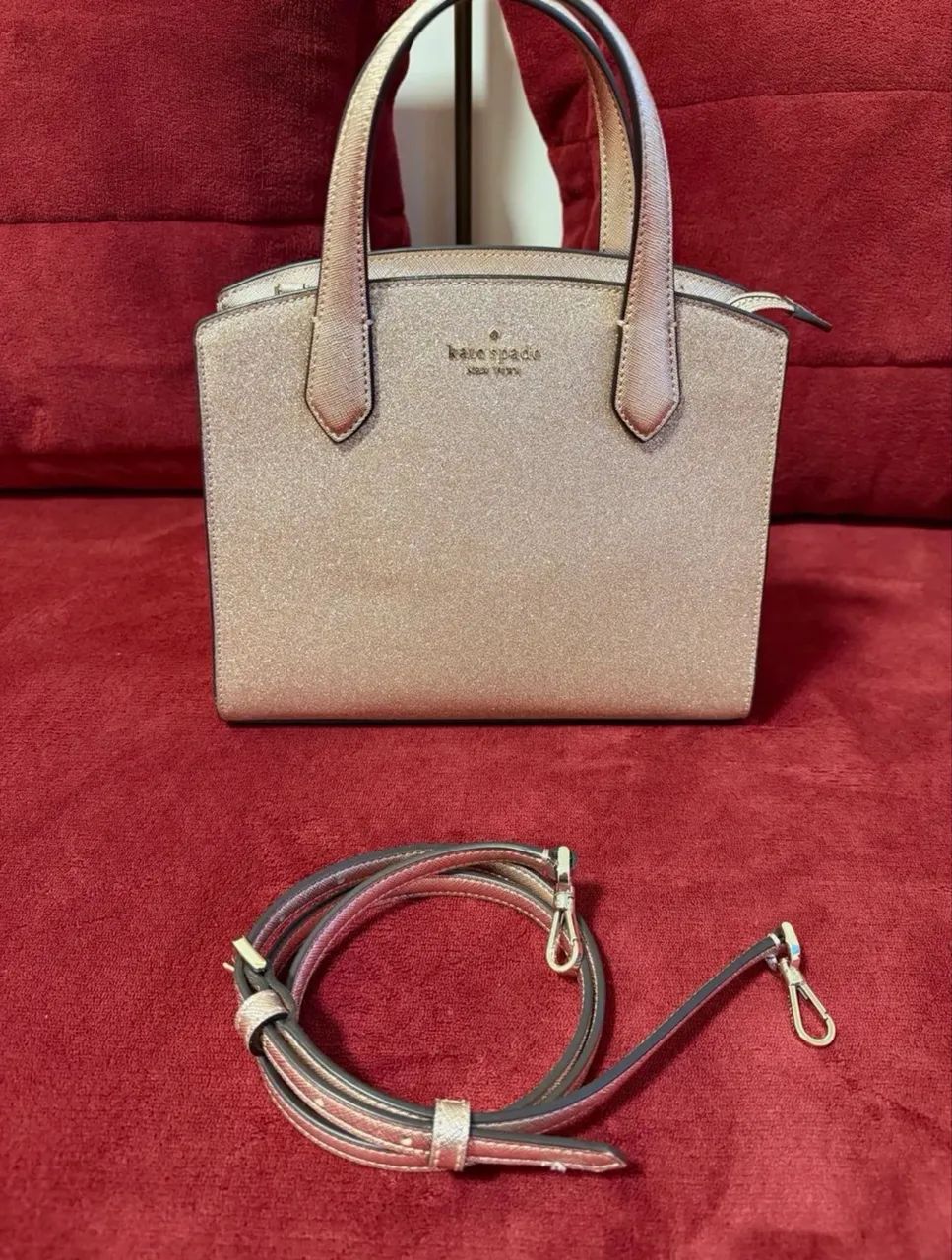 Bolsa  Kate Spade dourada nunca usada - Foto 5