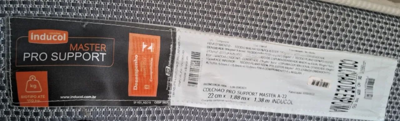 Colchão Casal Inducol Pro Support Master (Apenas o Colchão) - Foto 4