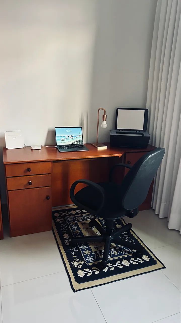 Bancada de computador em madeira  - Foto 3