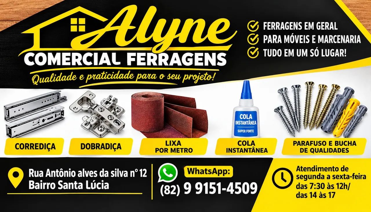 Ferragens para marcenaria