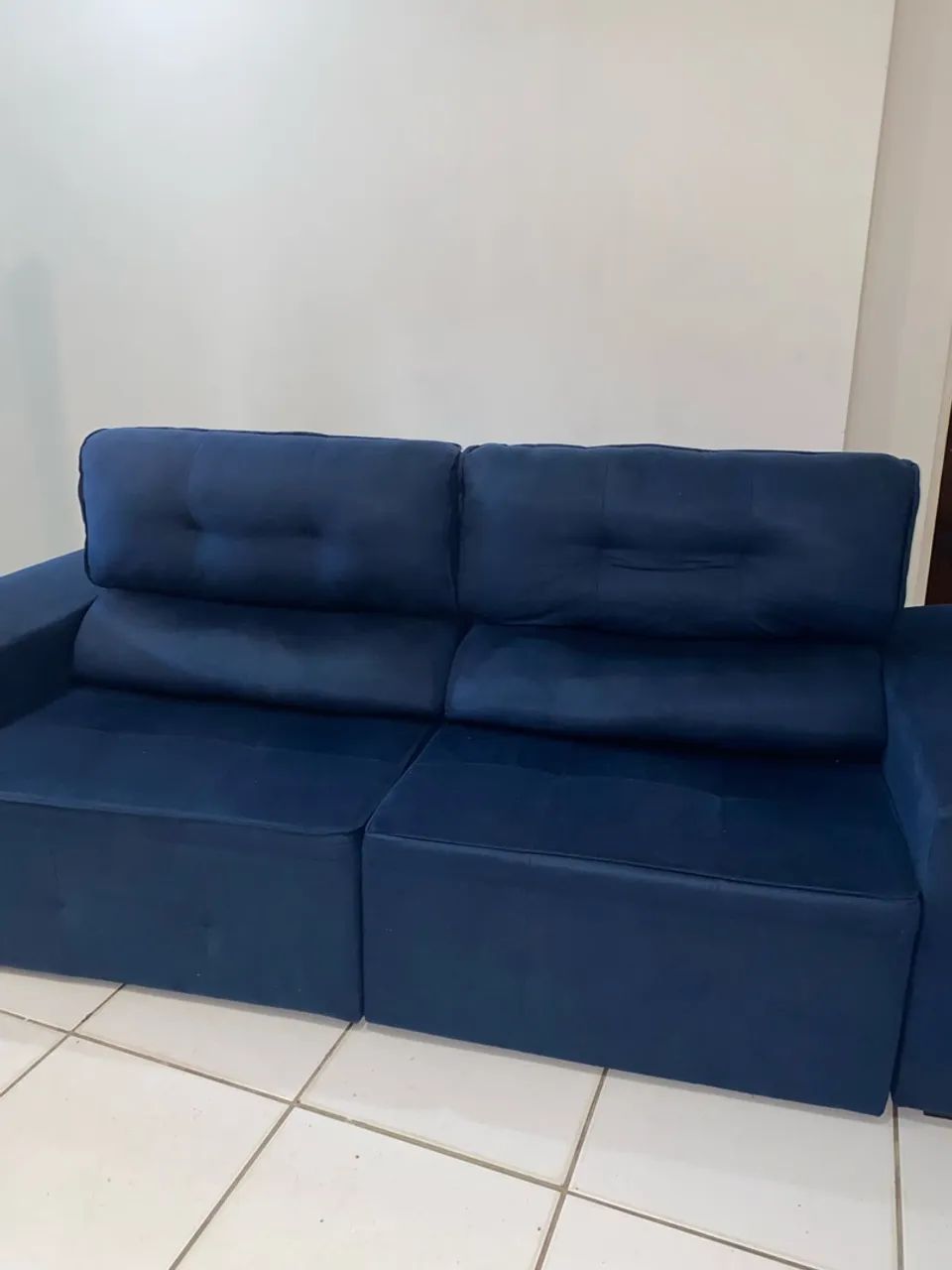 Sofá retrátil e reclinável super conservado  - Foto 3