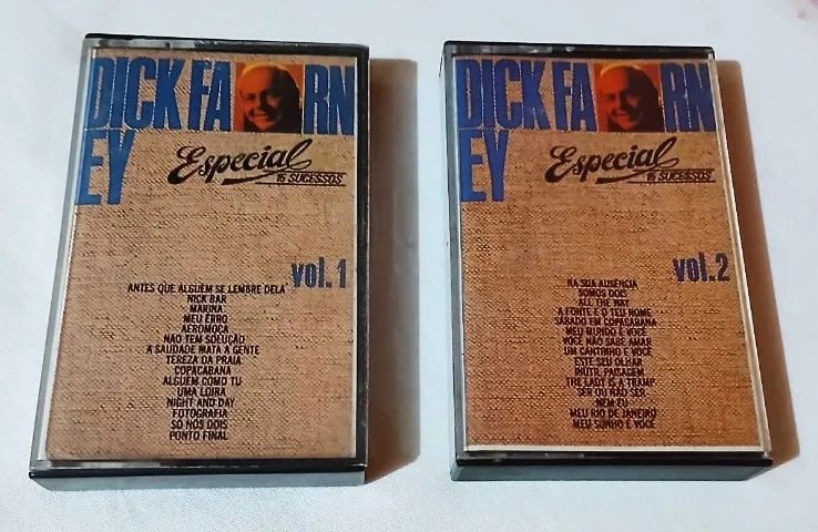 2 fitas k-7 Dick Farney Special vol.1 e 2 em estado de nova