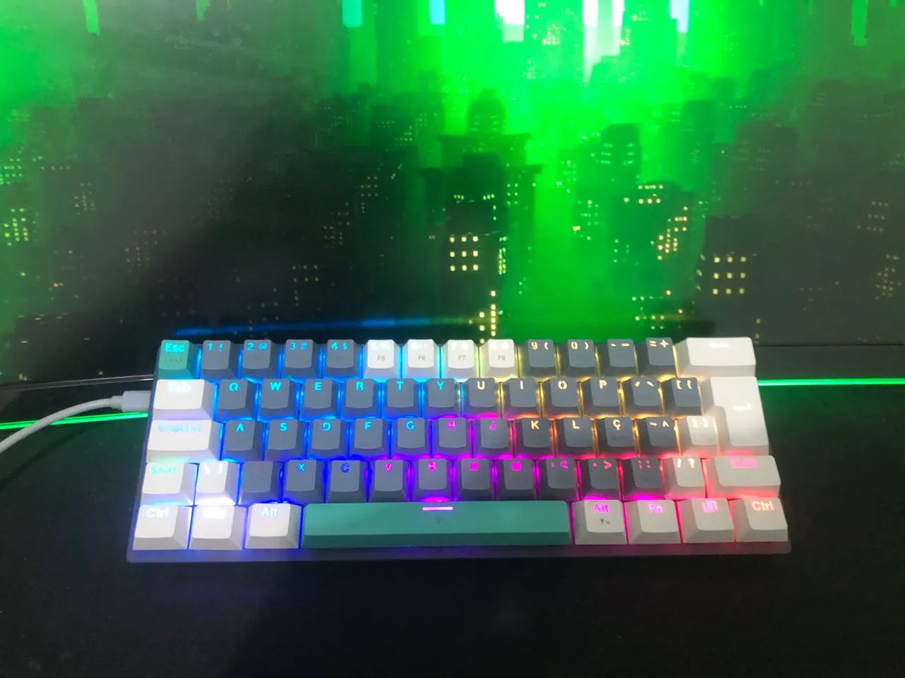 Teclado k500 60% - mecânico  - Foto 2