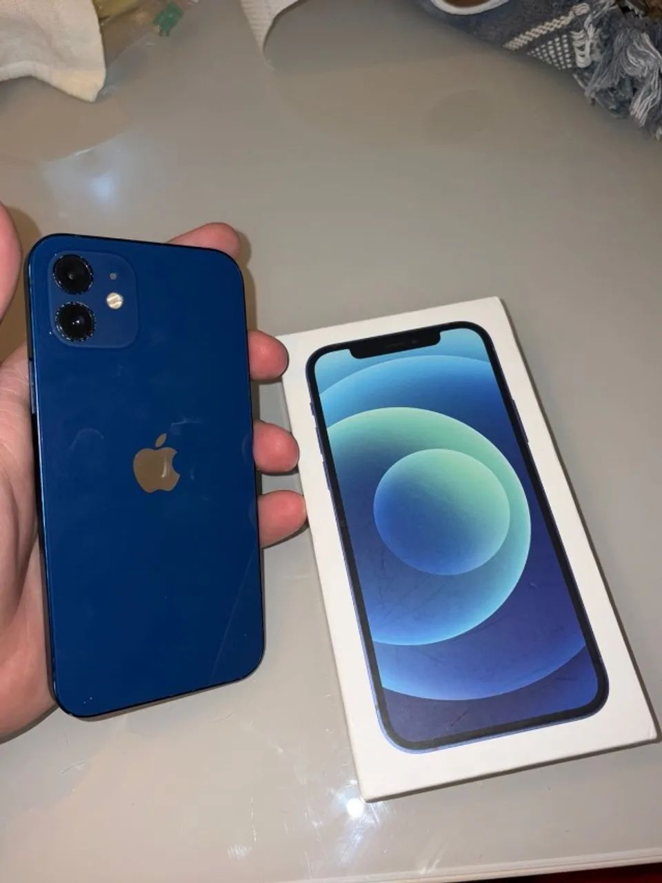 iPhone 12 64GB Azul - Muito Conservado! - Celulares e Smartphones