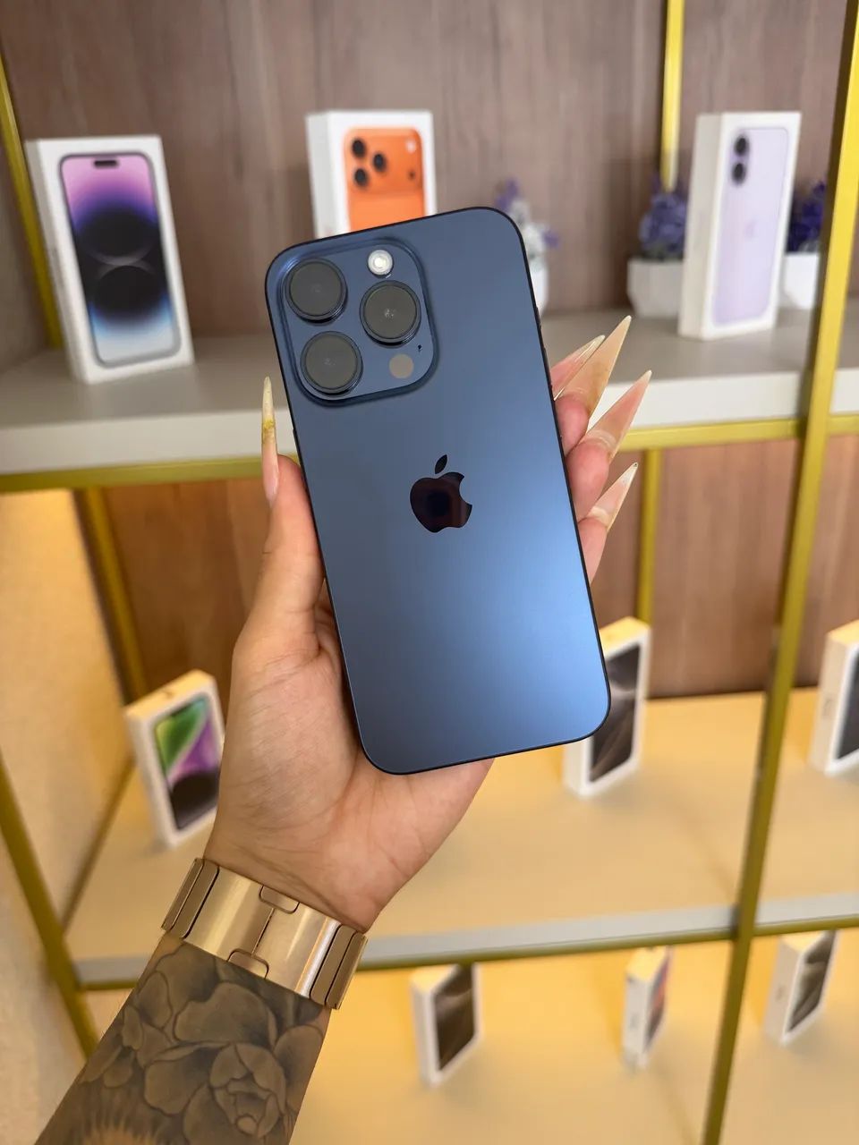 iPhone 15 Pro 256gb Azul  - Foto 3