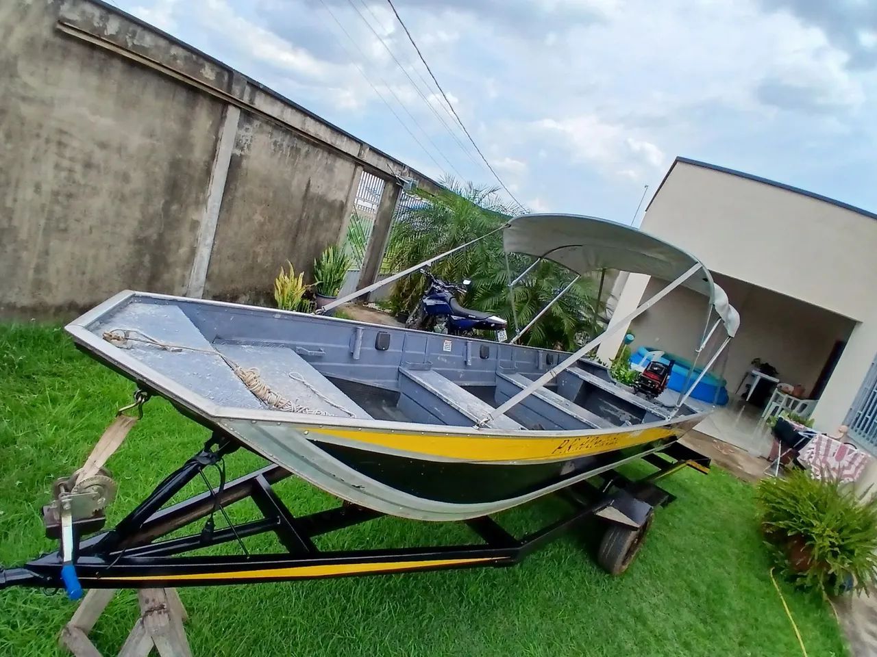 Barco, motor e carretinha - Foto 3
