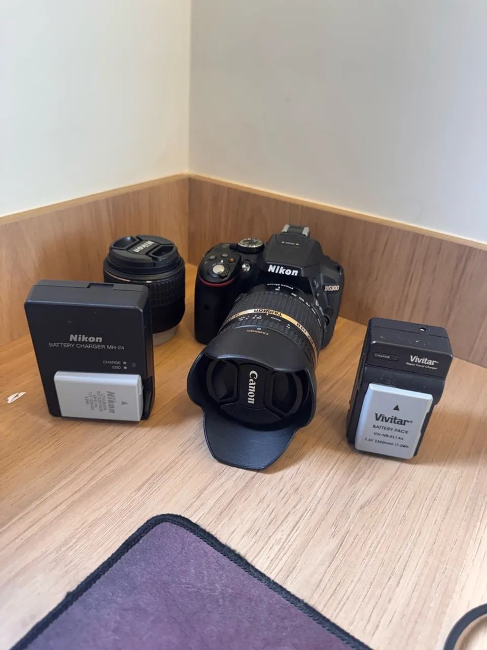 Câmera Nilson d5300 com lente extra 18-270mm - Foto 4