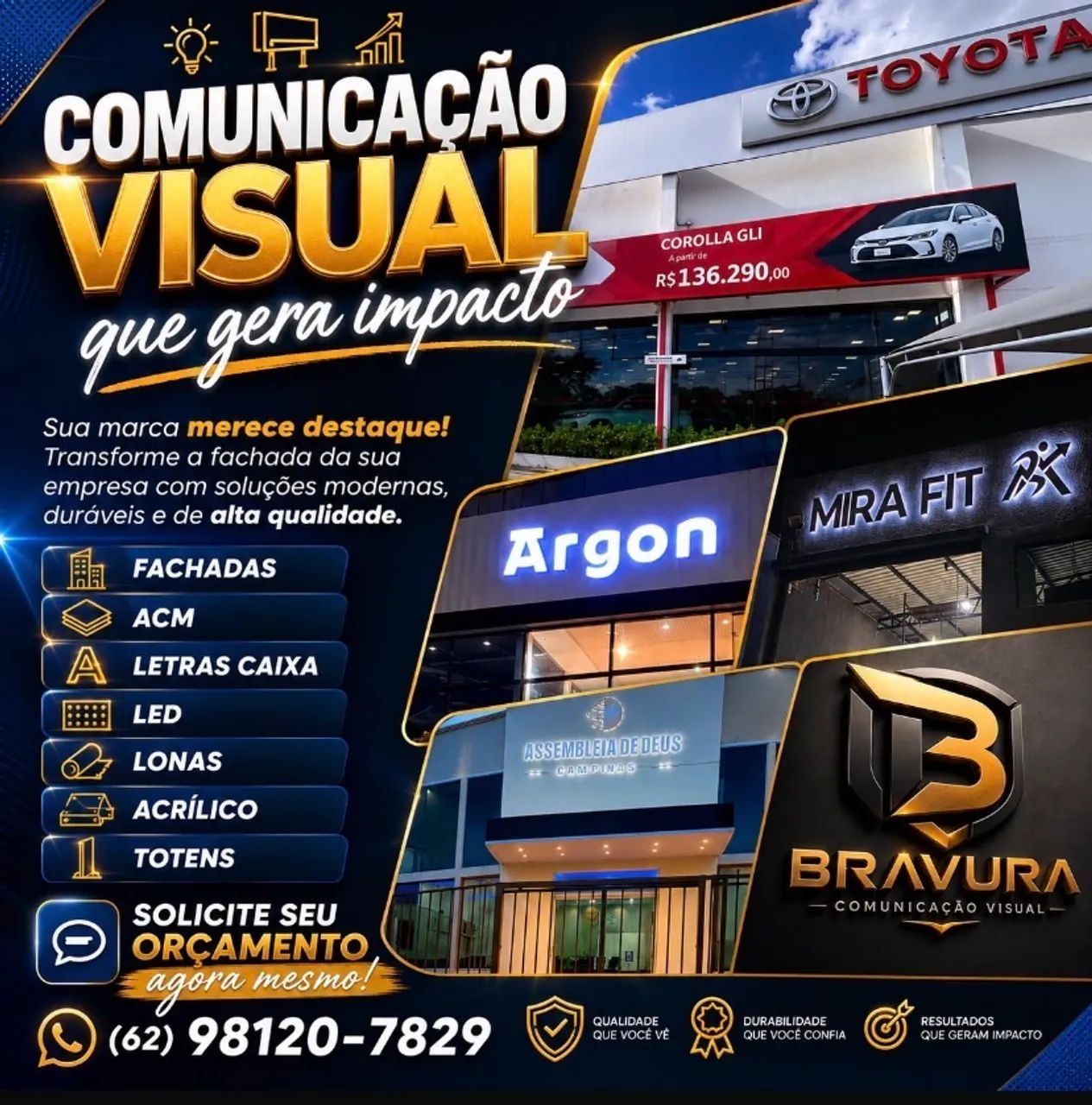 Fabricação de fachadas 