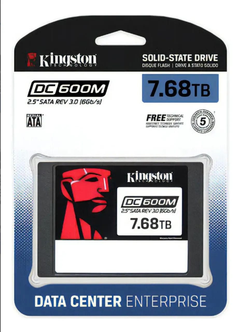 SSD Kingston DC600M Mixed-Use, 7.68 TB - Foto 2