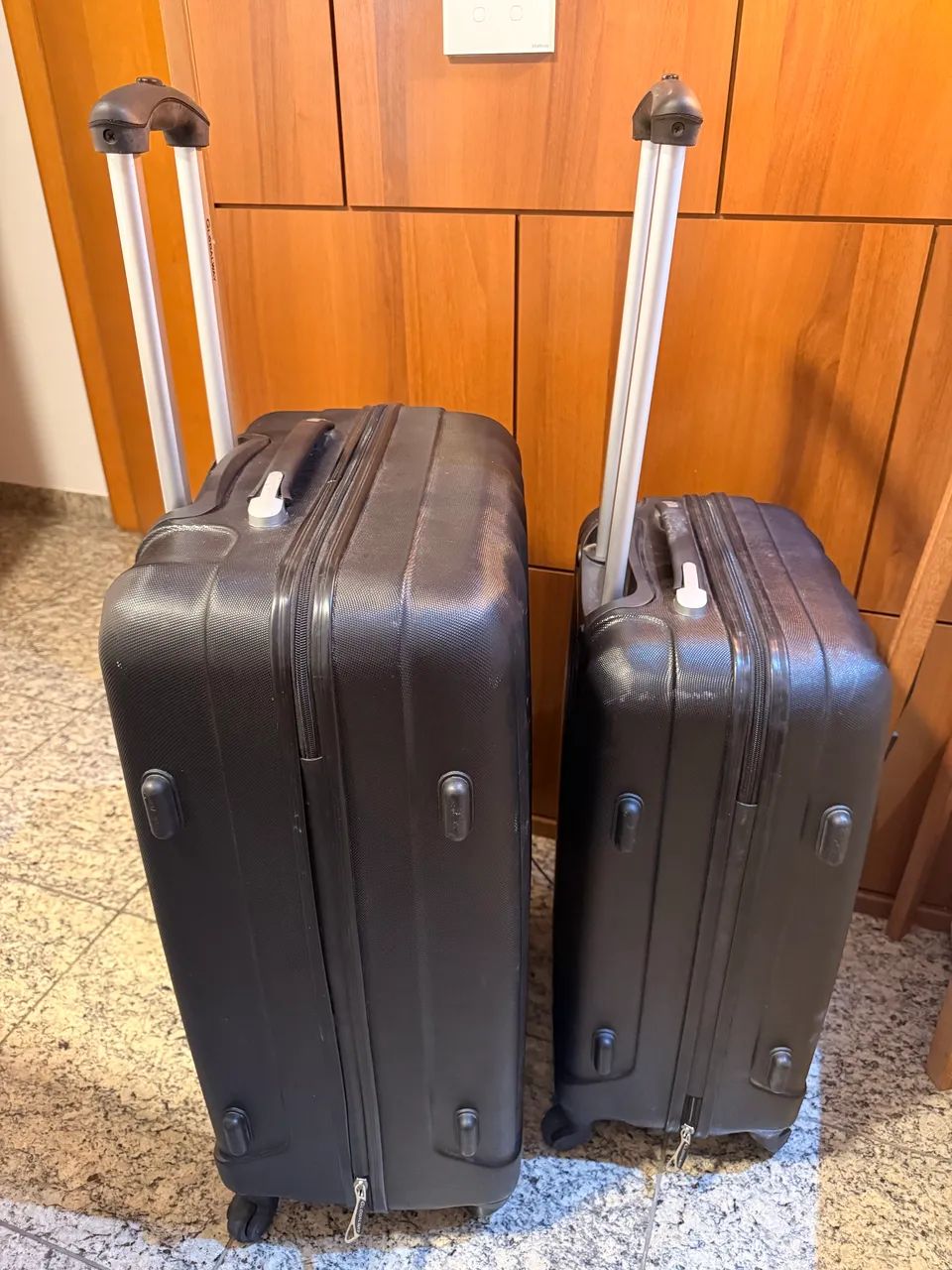 Kit 2 malas rígidas de viagem  - Foto 4