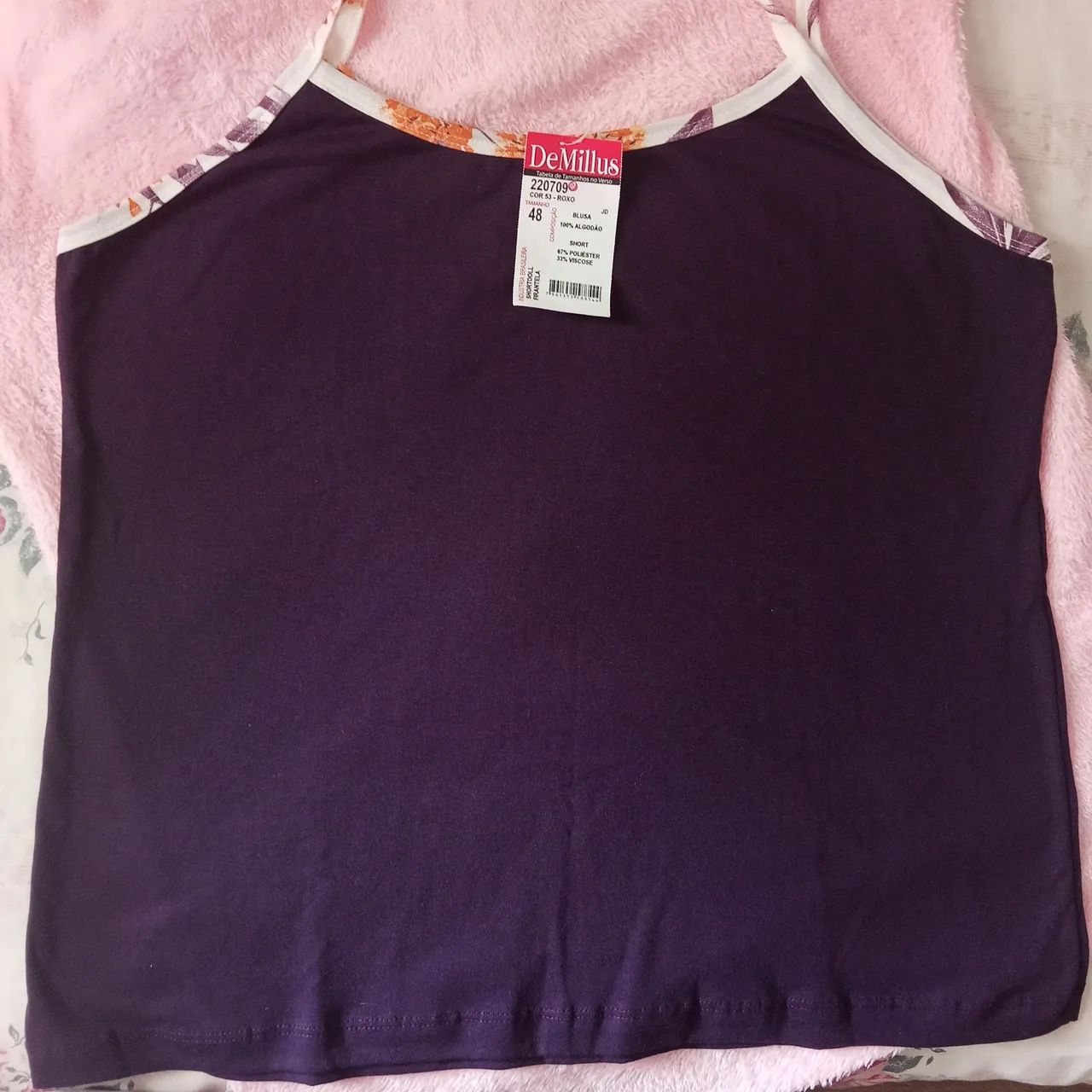 Pijama Curto Shortdoll Feminino DeMillus  - Foto 4