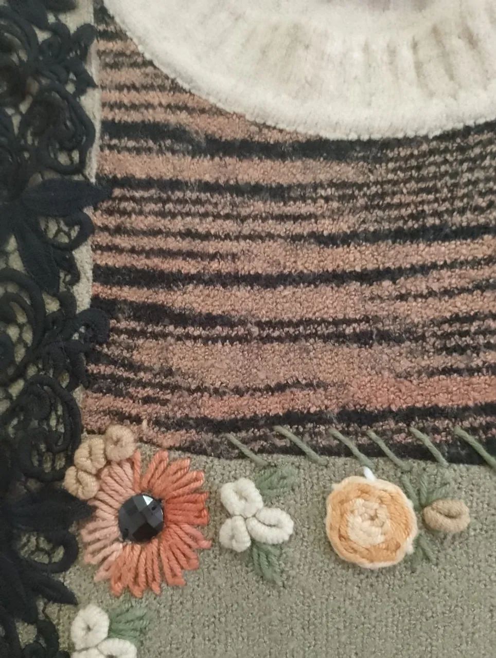 Malha de lá e gorro  - Foto 3