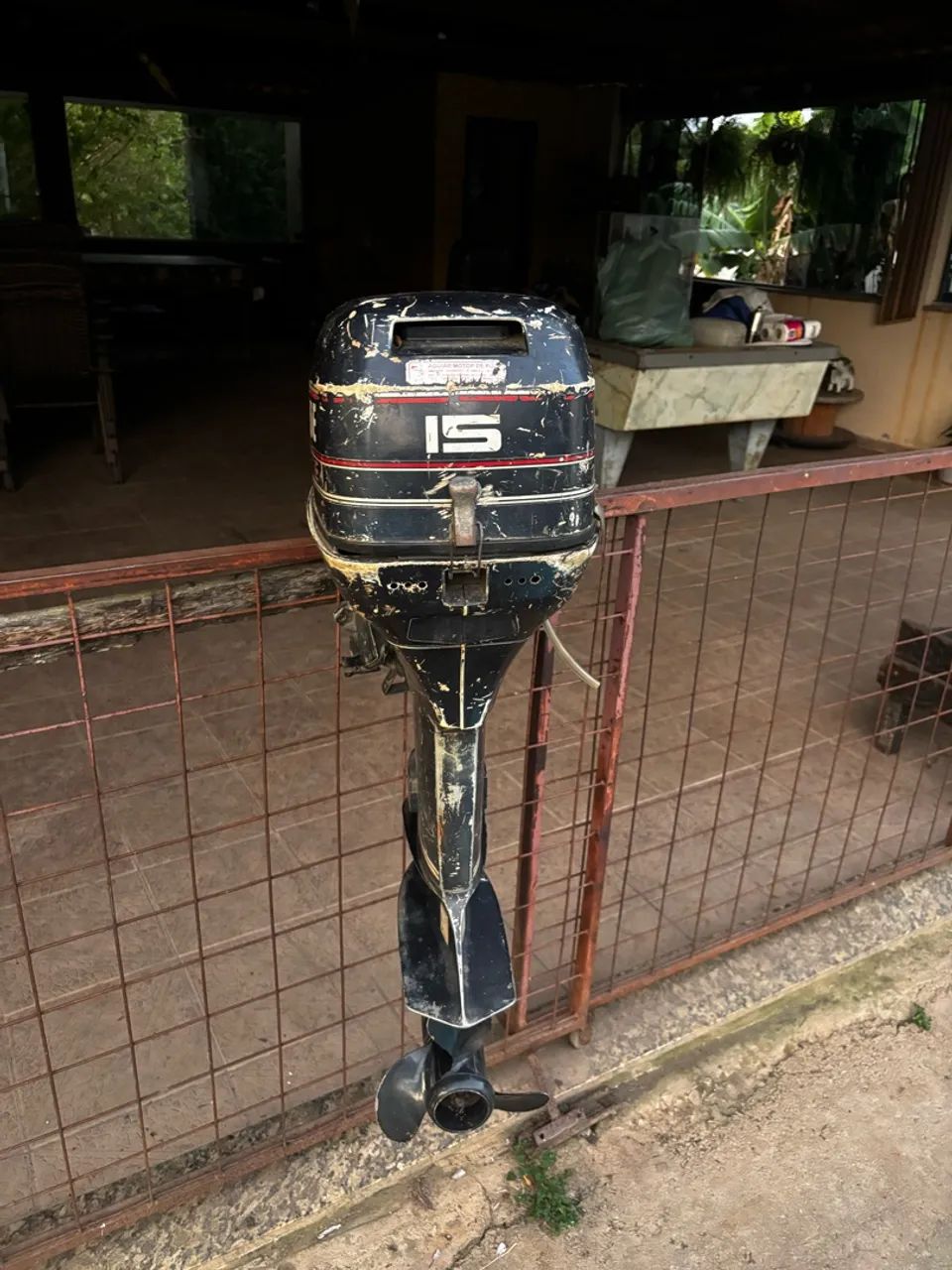 Motor evinrude 15 hp - Foto 5