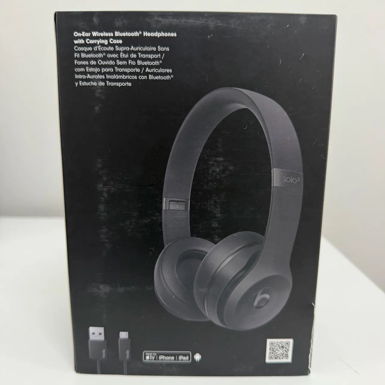 Fone Beats Solo 3 Preto  - Foto 3