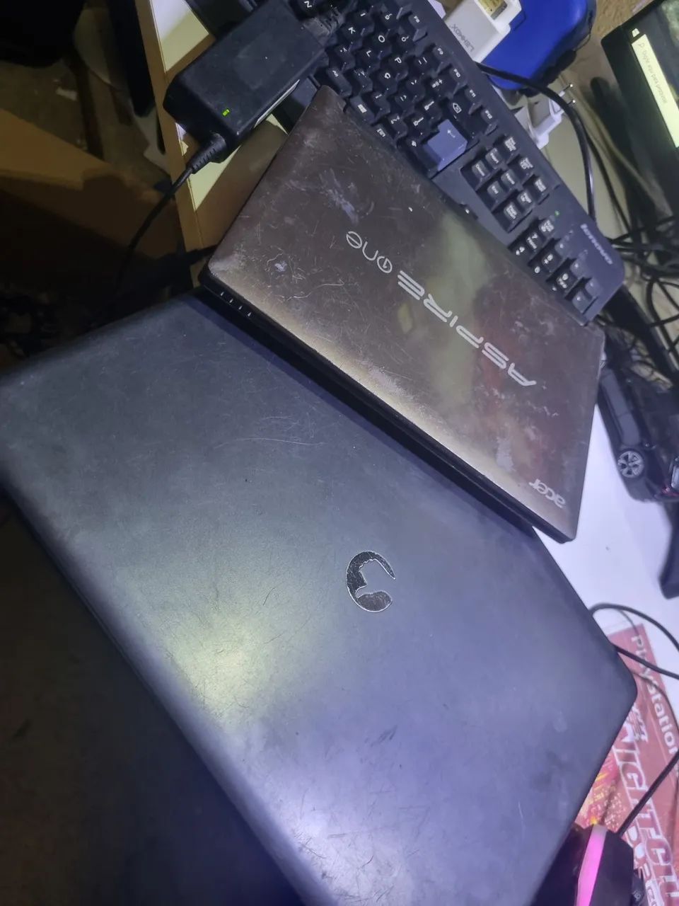 Lote com dois notebooks com defeito nao liga - Foto 5