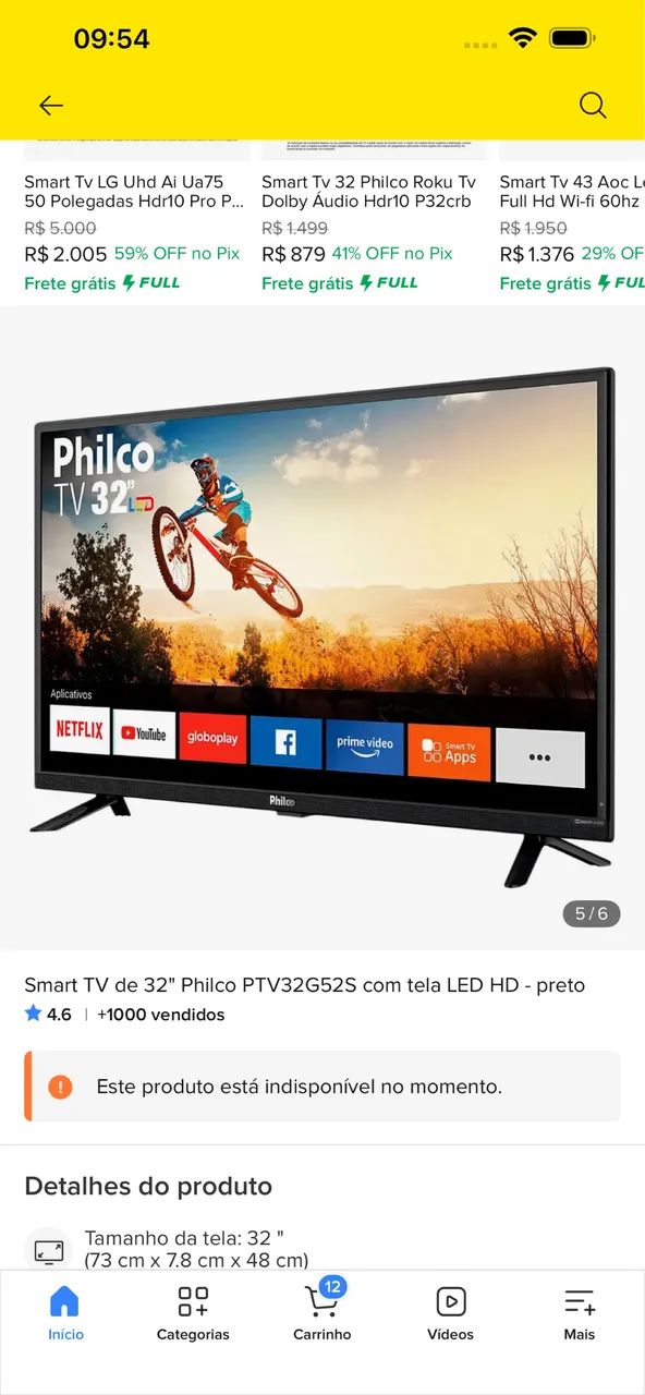 TV Philco 32 polegadas smart  - Foto 2