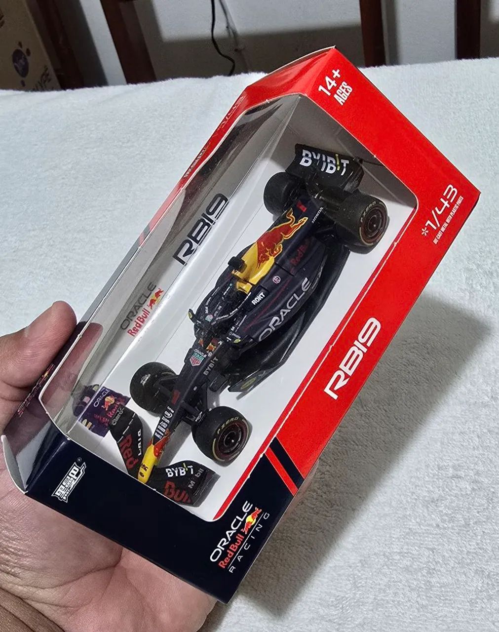 Carrinho miniatura da F1 Red Bull Max Verstappen  - Foto 2