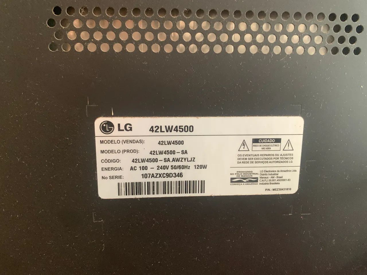 TV LG retirada de peças - Foto 3