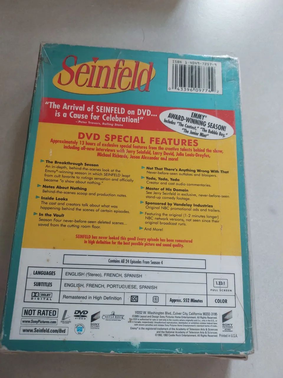 Box 4° temporada seinfeld  - Foto 5