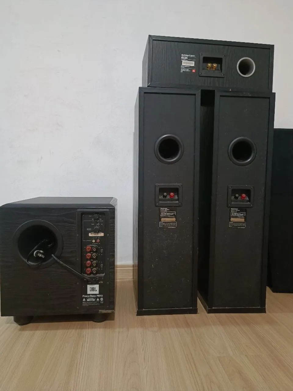 Subwoofer + caixas torre + Central  - Foto 4