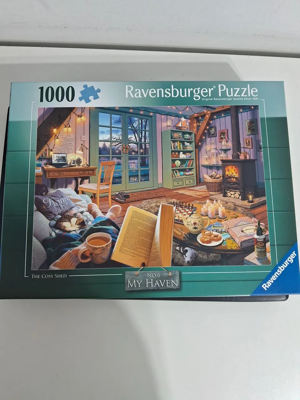 "The cosy shed" Quebra-cabeças importado 1000 peças 