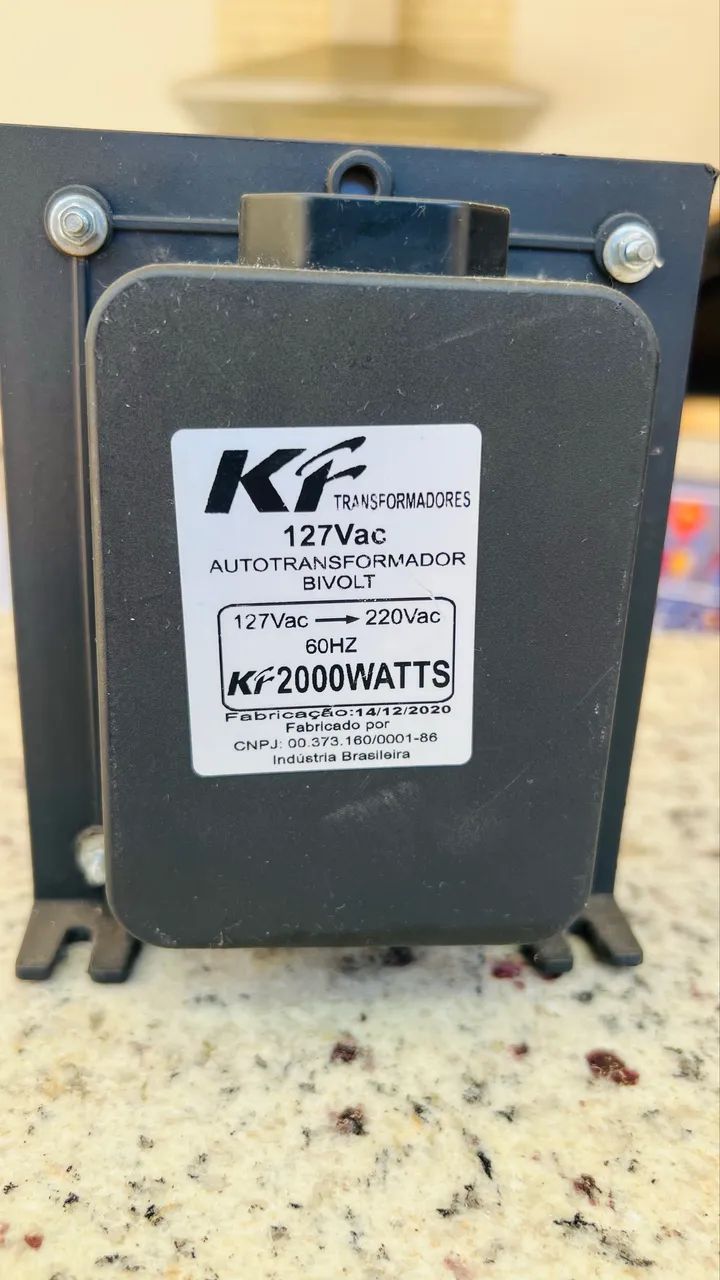 VENDO TRANSFORMADOR BOVOLT KF 2000va