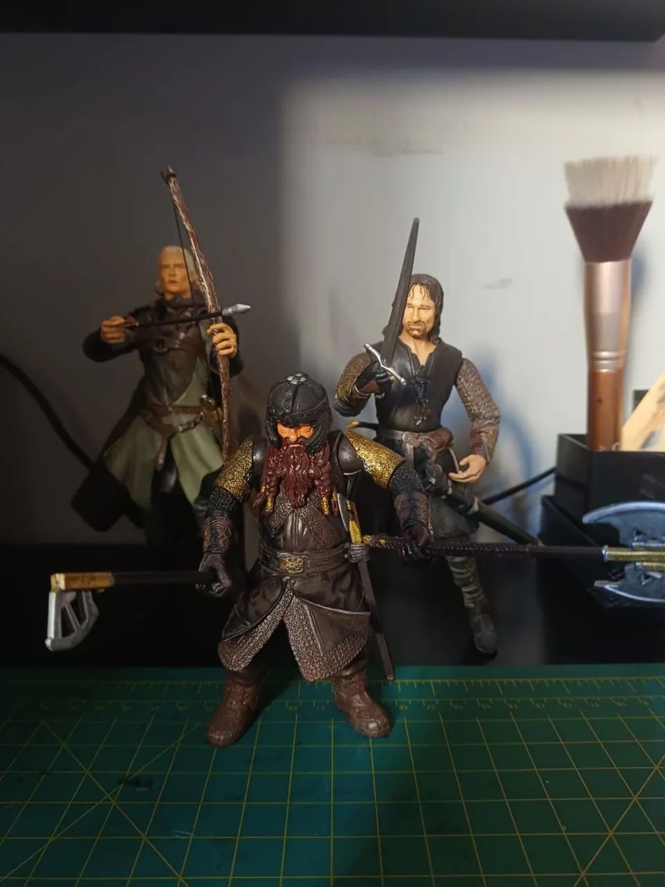 3 Bonecos Colecionáveis Senhor Dos Anéis 