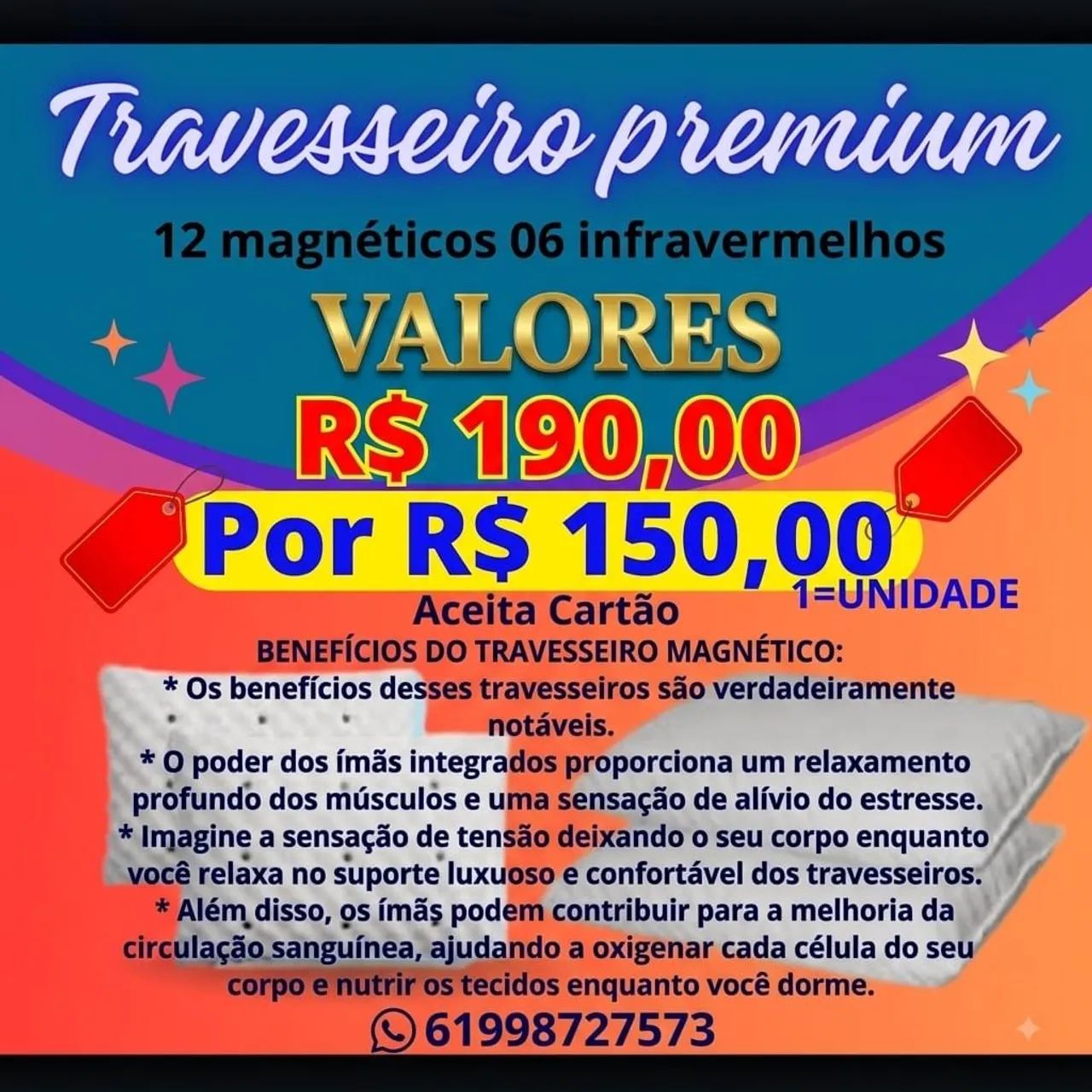 Travesseiro magnetico  - Foto 3