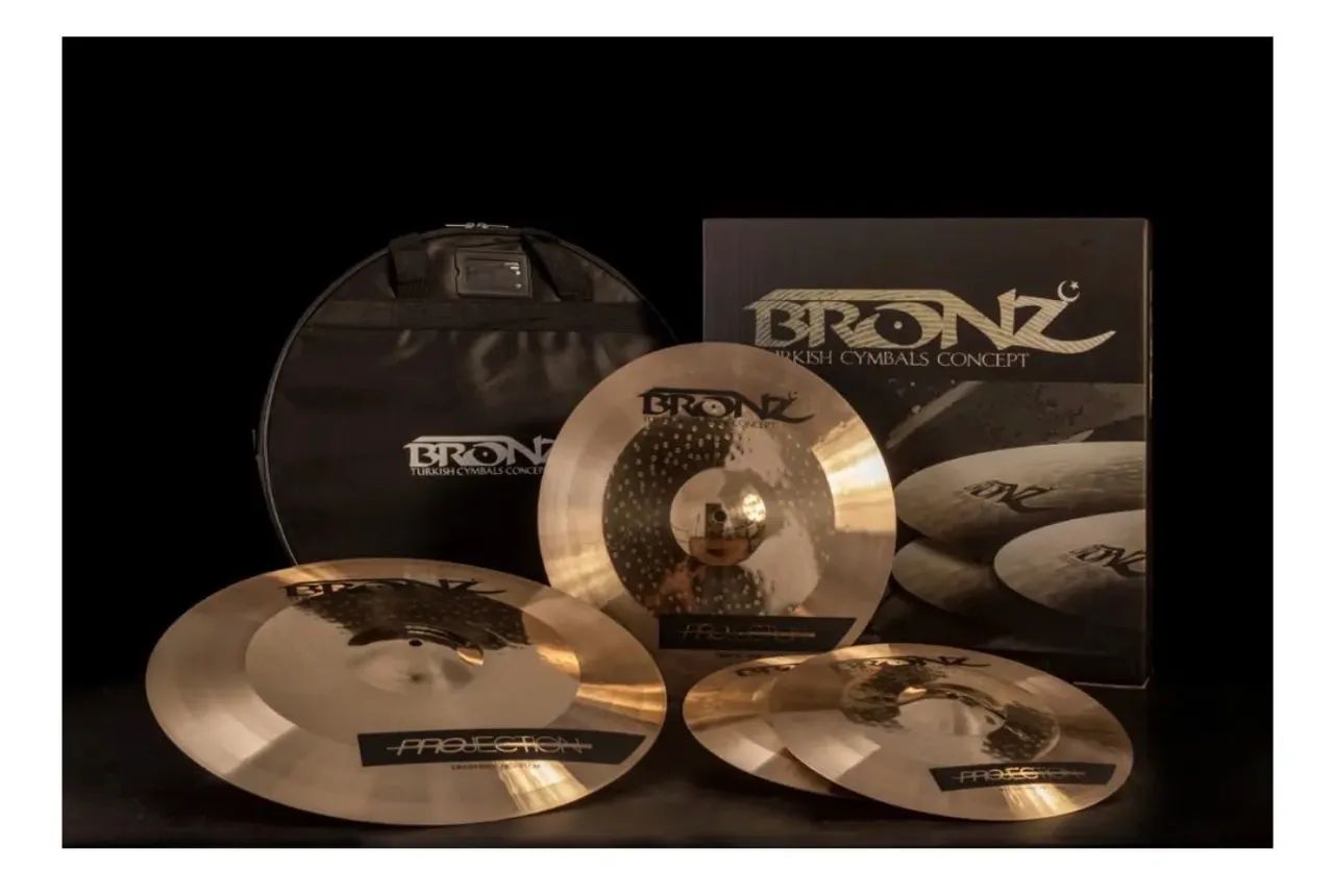 Pratos Bronz Cymbals - Foto 3