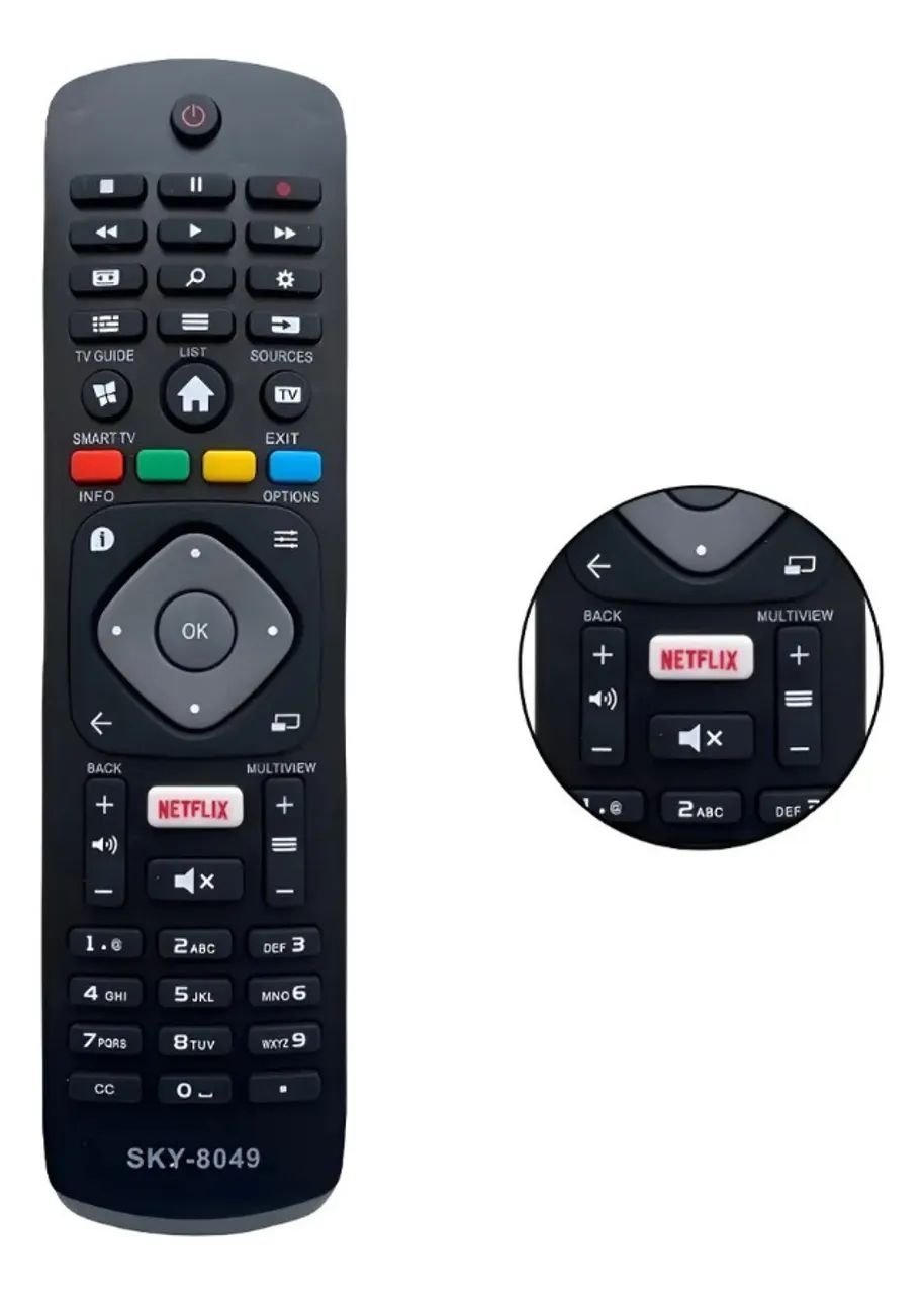Controle Com Compatível Tv Philips Smart Netflix  - Foto 4