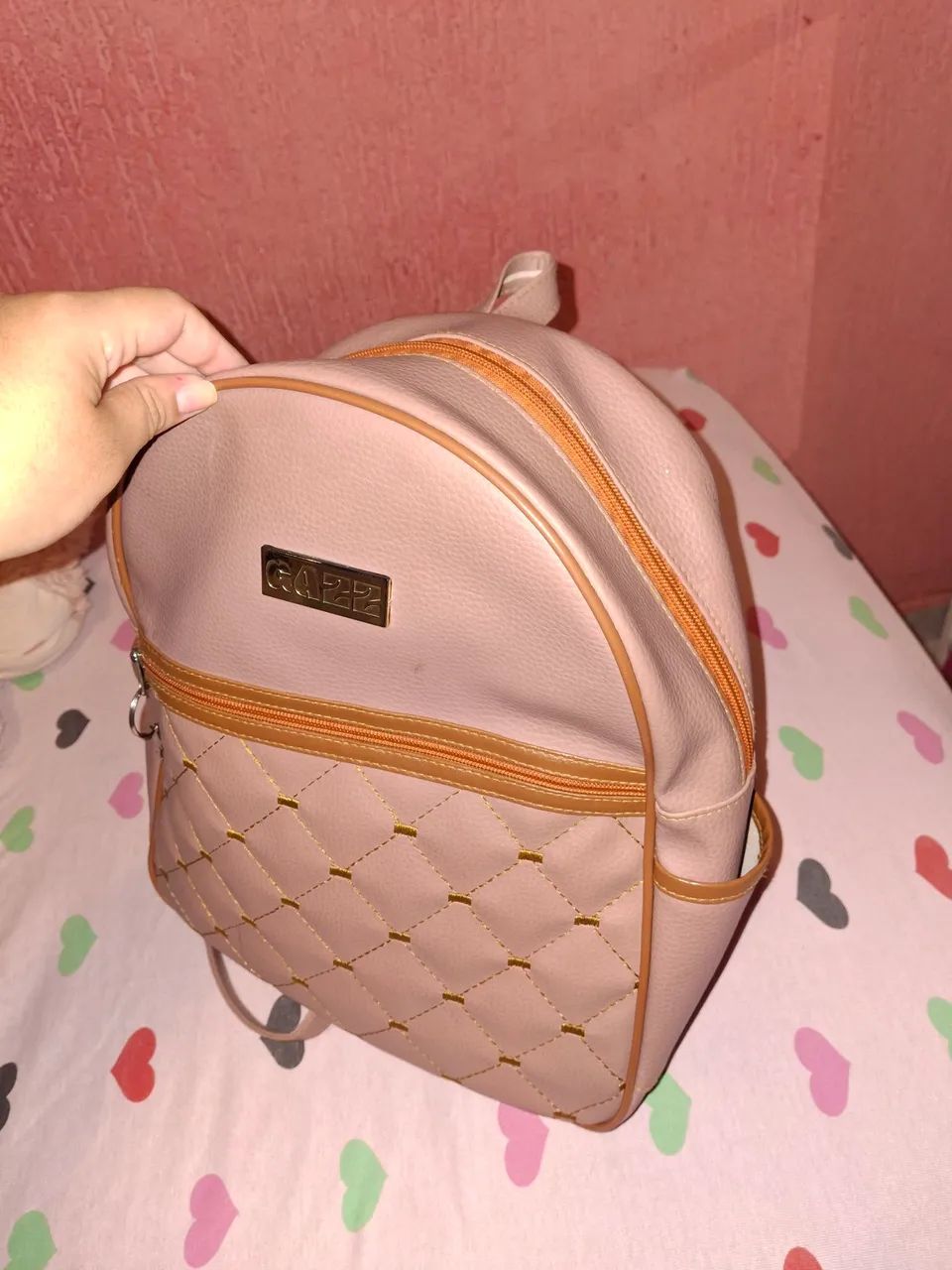 Mochila rosinha 