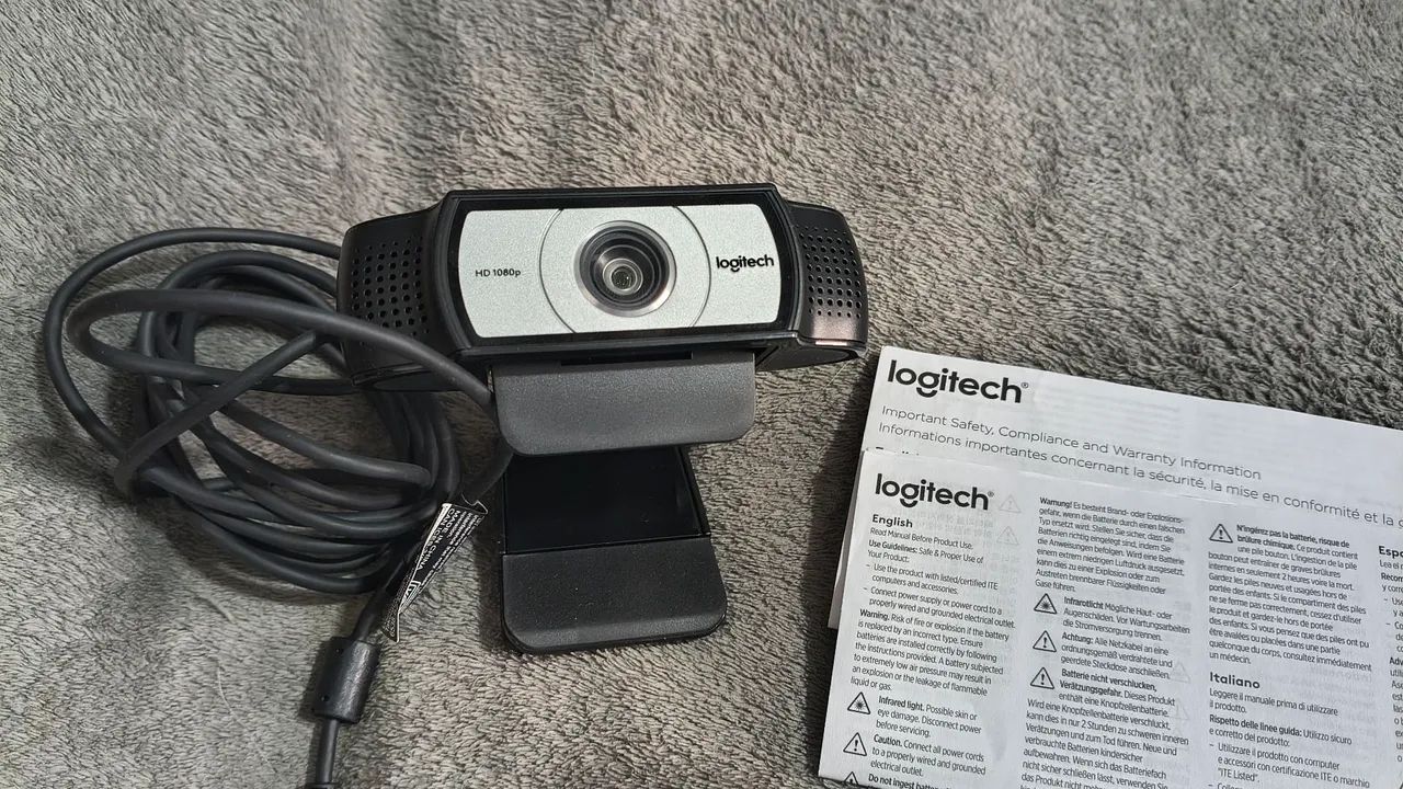 Câmera Logitech C930e Perfeito estado - Foto 2
