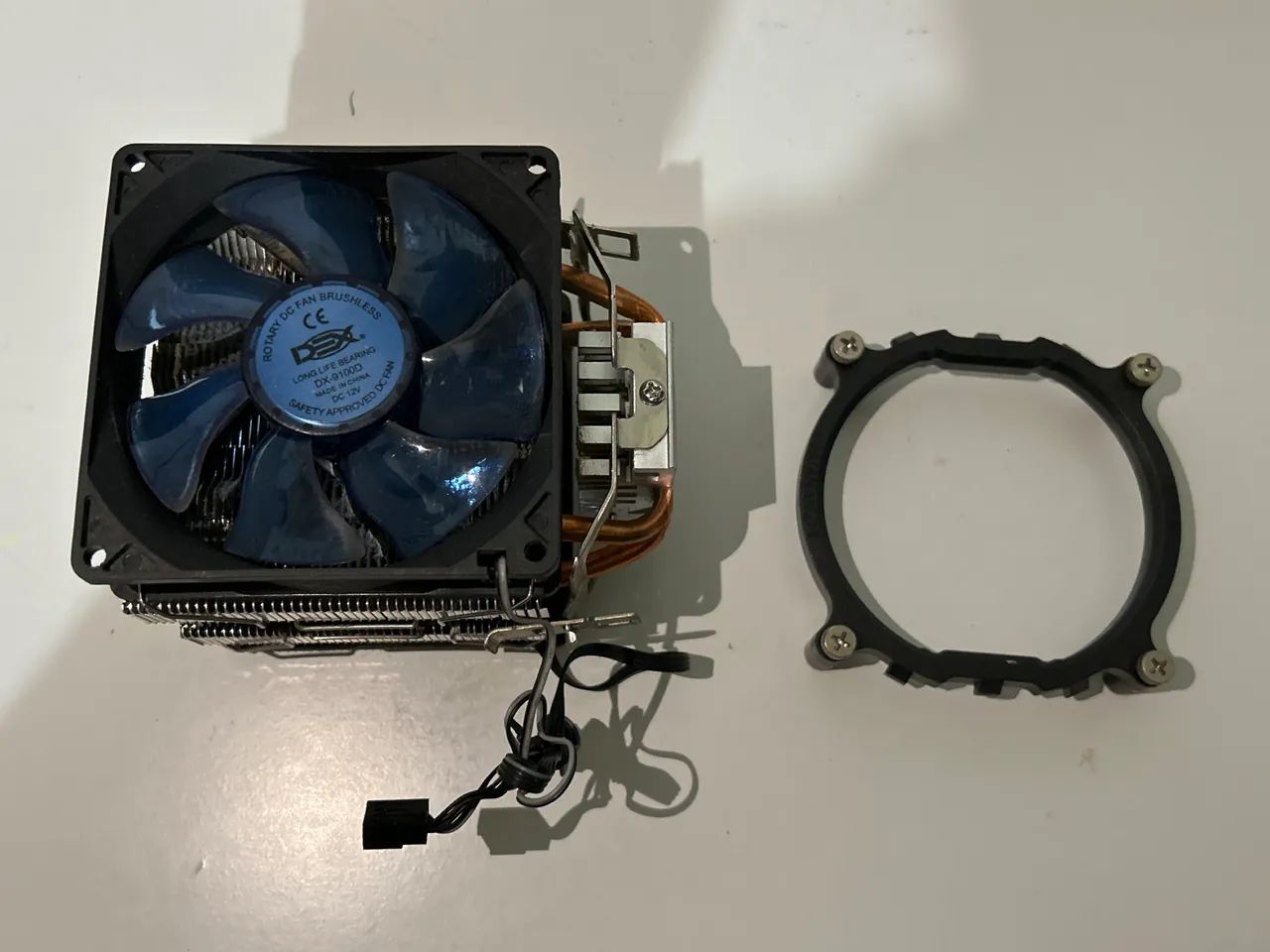 Air Cooler Gamer Dex 9100D LED Azul - 2 Fans 80mm