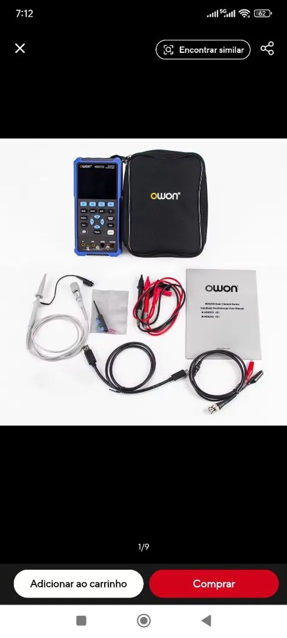 Osciloscópio Owon 3 em1 200 MHz  - Foto 4