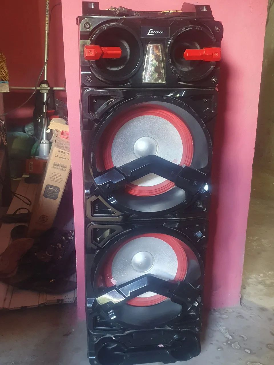 Caixa de som 800w lenoxx - Foto 3