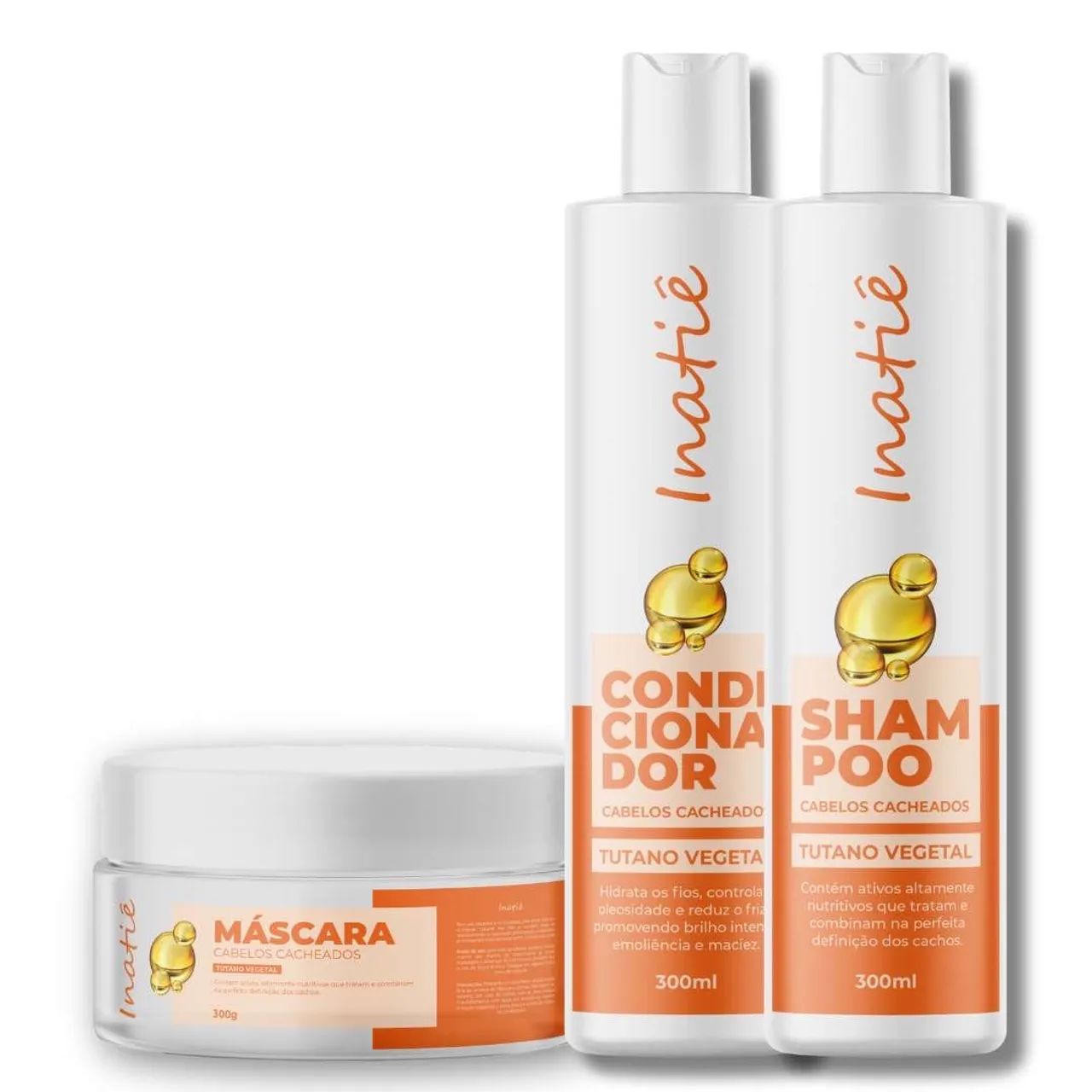 Kit Tutano Vegetal Cacheados Inatiê