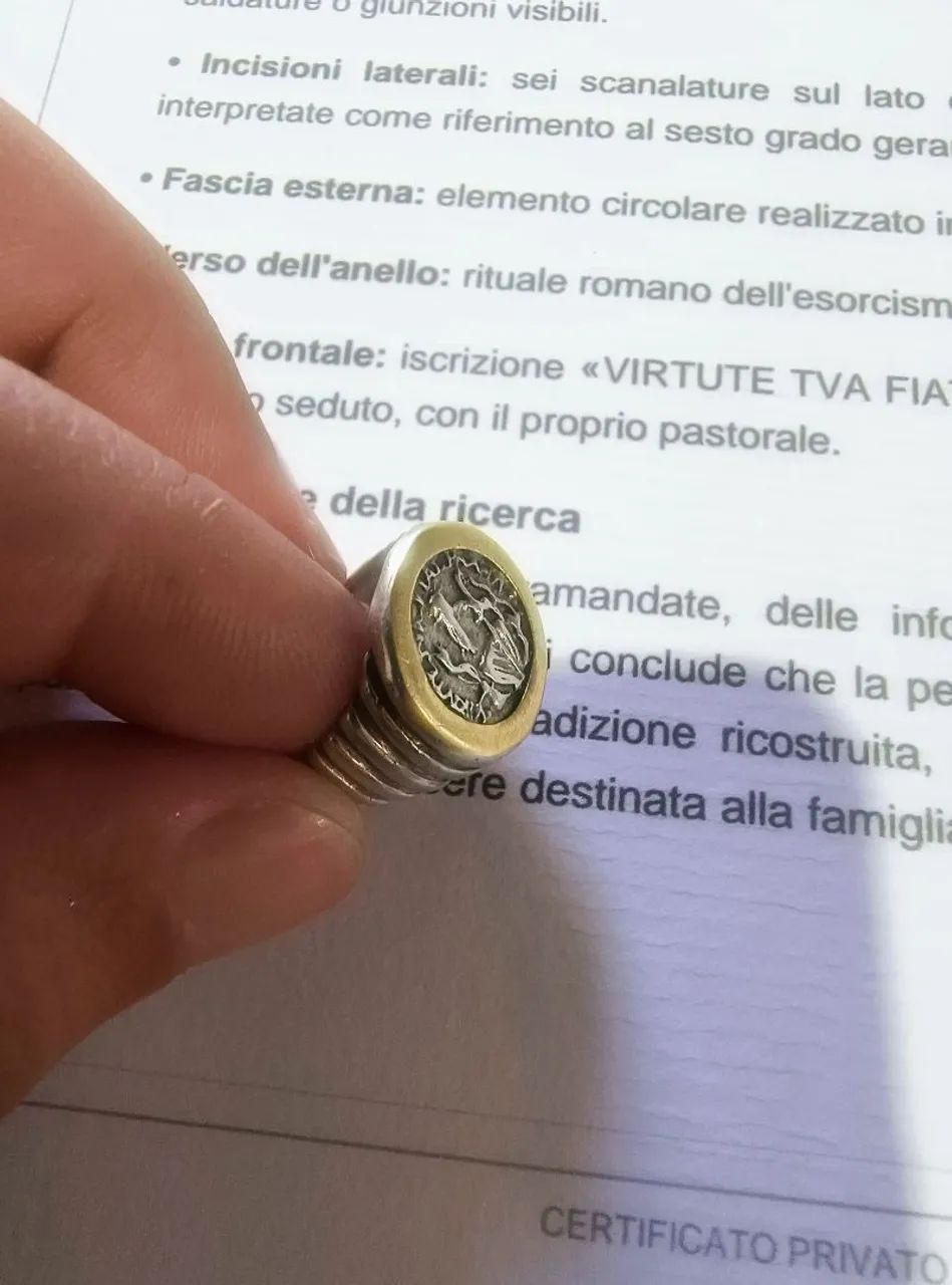 Anel Sinete Século XVII - Foto 5