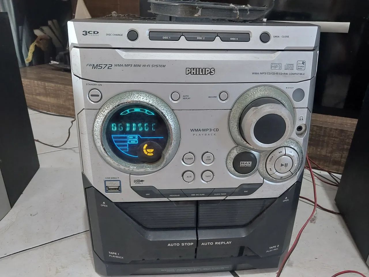 Micro Sistem Philips  com defeito - Foto 2