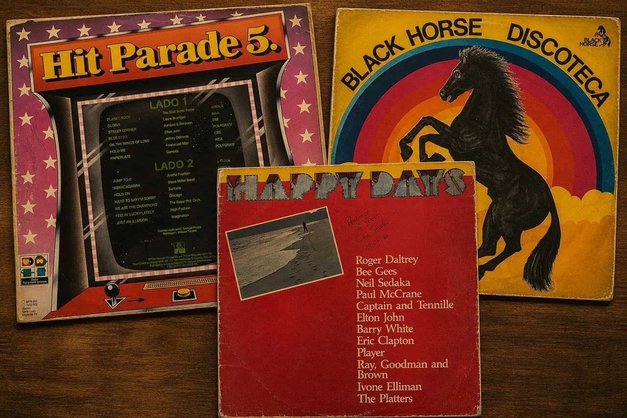 LP - VINIL - 3 Coletâneas - Dance - Soul - Disco - Lote
