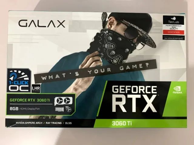 Placa de Vídeo Galax RTX 3060 TI 8GB