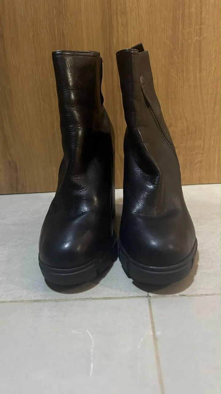 Bota Coturno de Couro Arezzo  - Foto 3