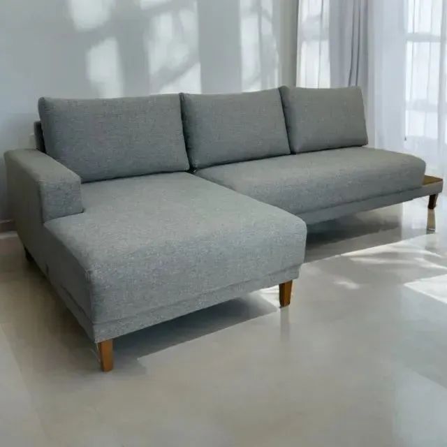 SOFÁ 825 COM CHAISE  2.90M LINHO. PRONTA ENTREGA. - Foto 3
