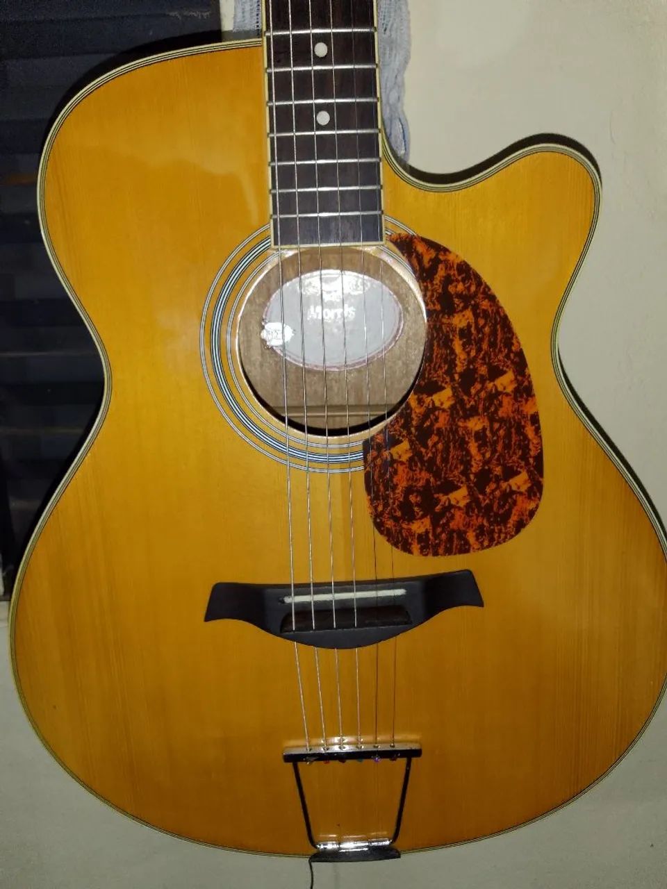 Violão elétrico Morris funcionando perfeitamente 