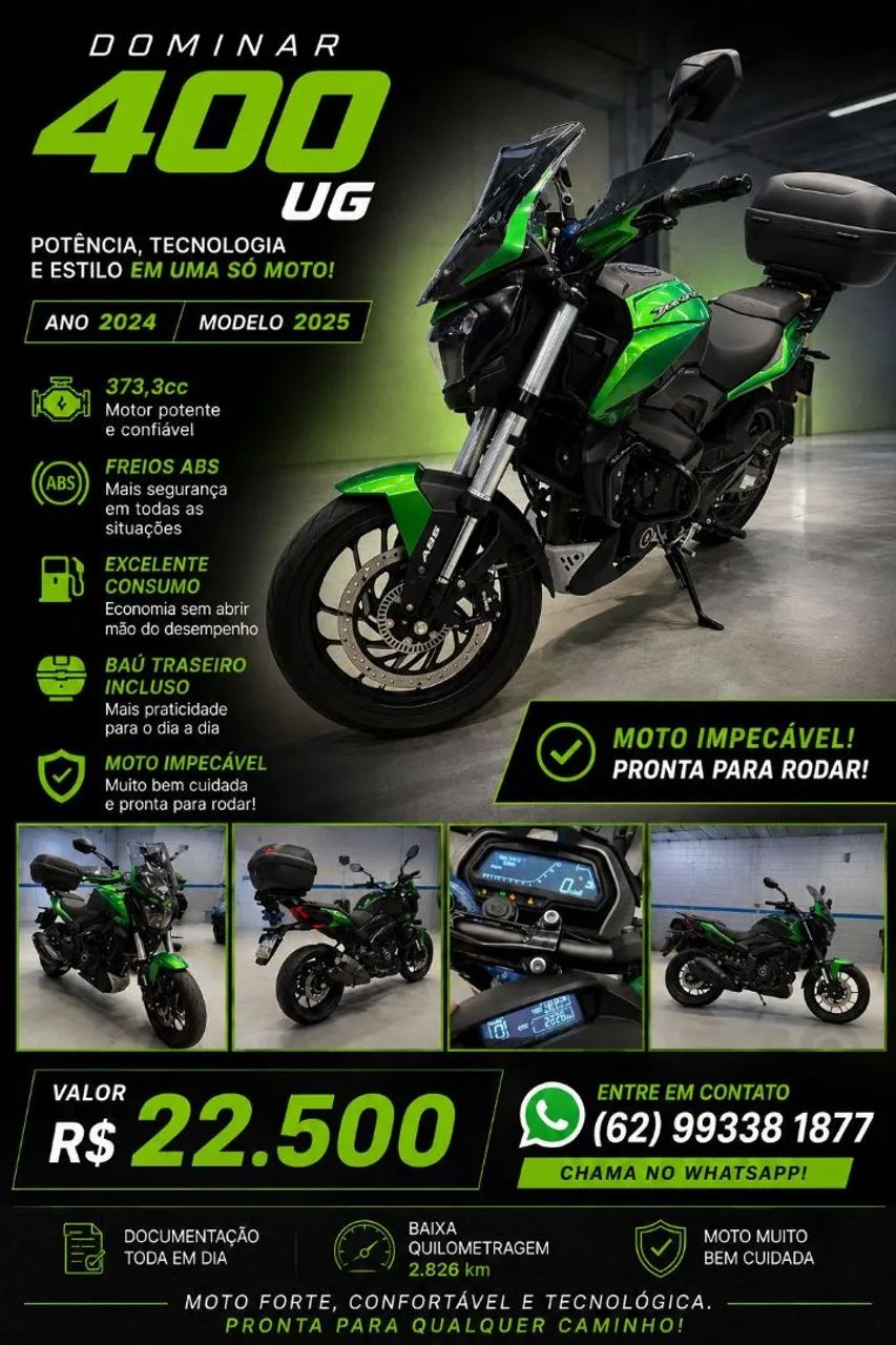 Dominar 400 no preço 