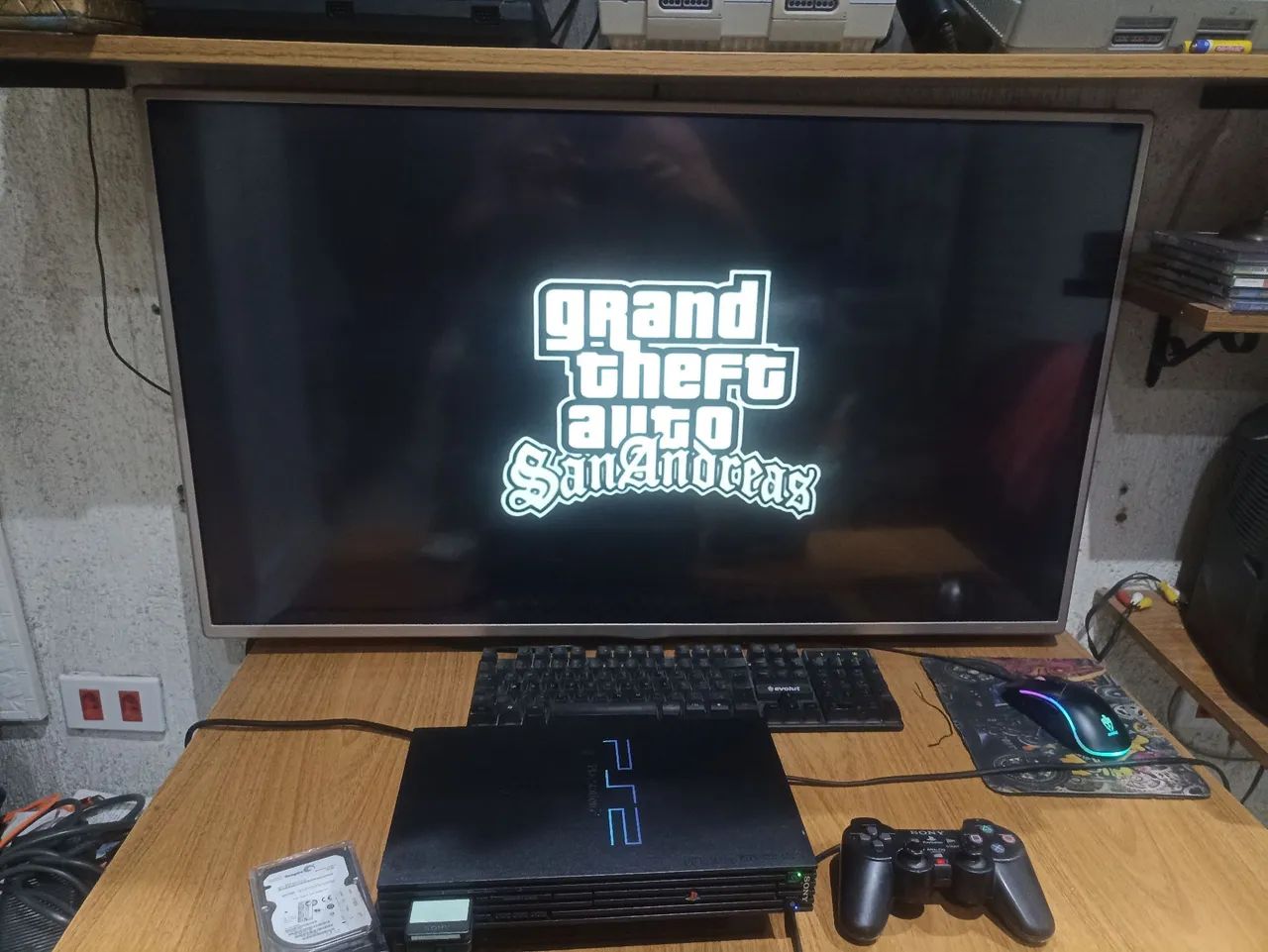 PlayStation 2 Fat Completo com HD Externo - Foto 4