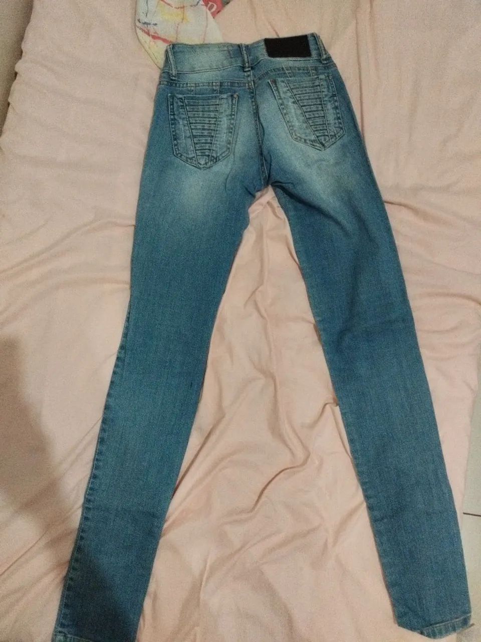 Calça  jeans azul claro 36 - Foto 2