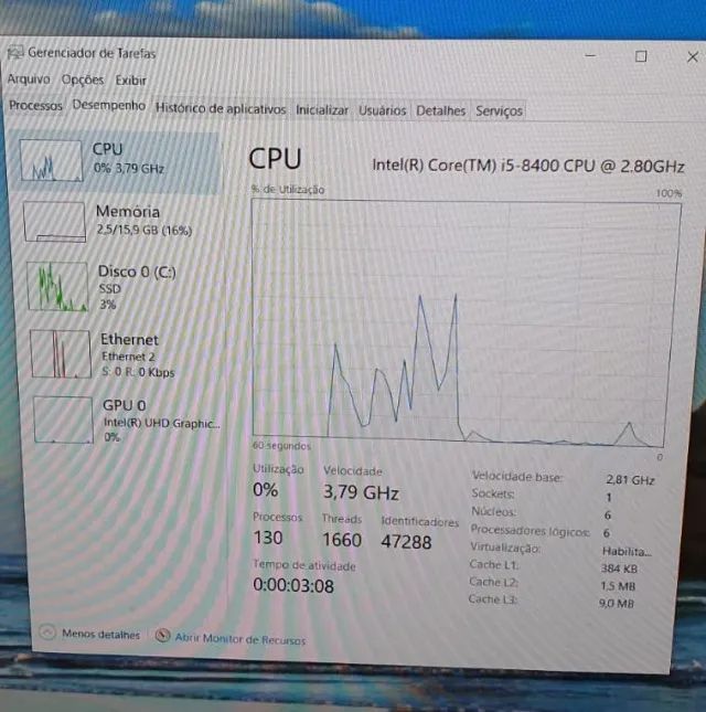 Pc I5-8400 SSD 120gbs - Foto 5