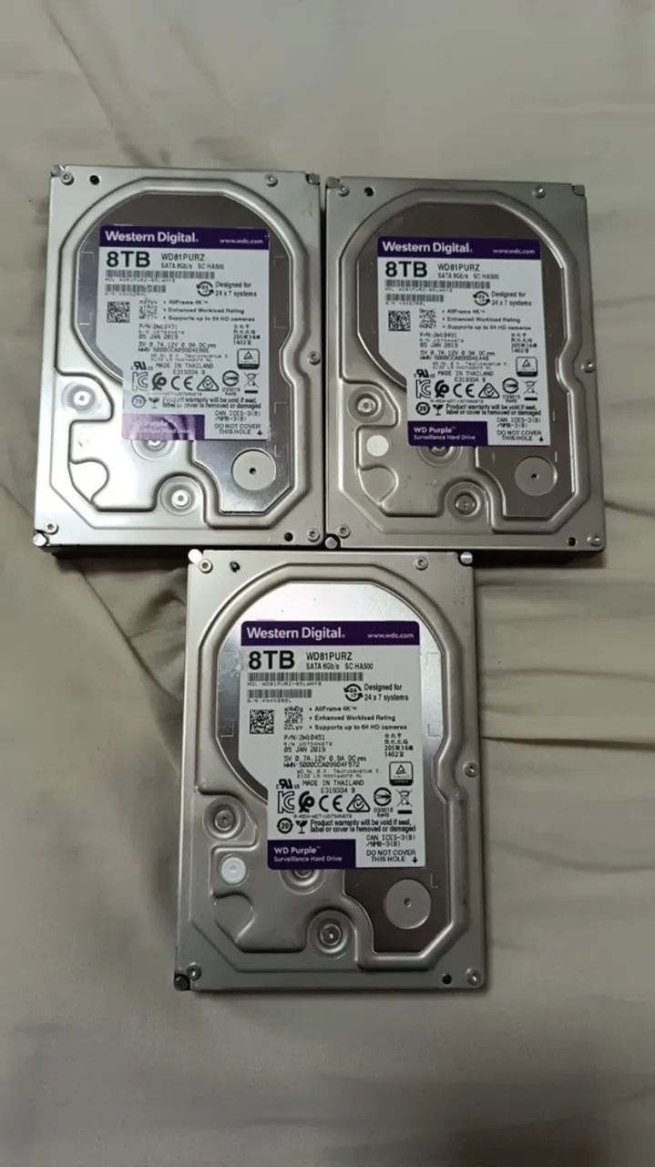 HD 8 terá lilás com defeito.