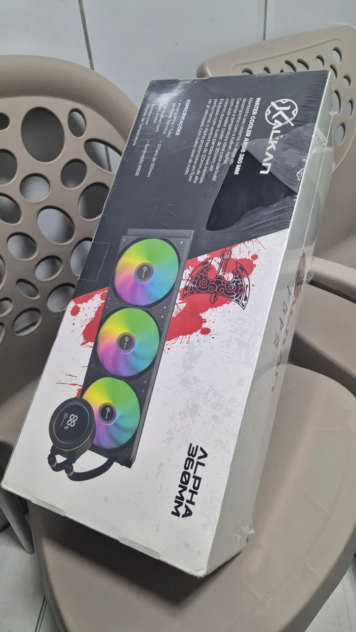 Walter Cooler Gamer Kalkan Alpha 360 ARGB com Display